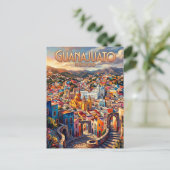 Guanajuato Stad Mexico Briefkaart (Staand voorkant)