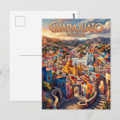 Guanajuato Stad Mexico Briefkaart (Voorkant / Achterkant)