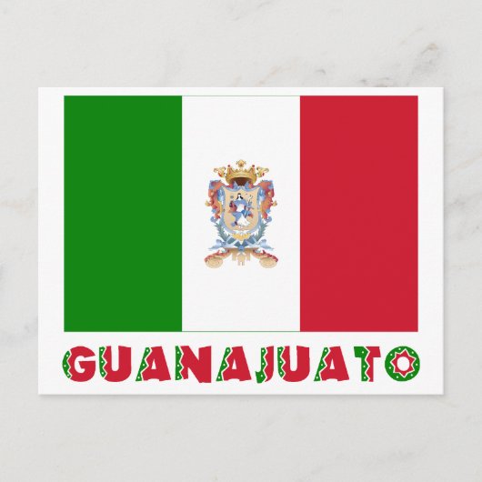 Guanajuato Unofficiale vlag Briefkaart (Voorkant)