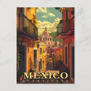 Guanajuato, Vintage van Mexico Briefkaart