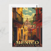 Guanajuato, Vintage van Mexico Briefkaart (Voorkant / Achterkant)