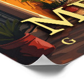 Guanajuato, Vintage van Mexico Poster (Hoek)