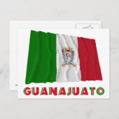 Guanajuato Waving Unofficial Flag Briefkaart (Voorkant / Achterkant)