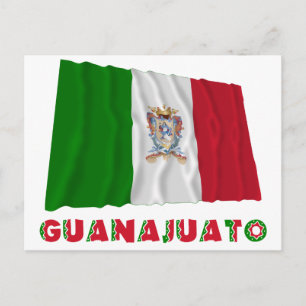 Guanajuato Waving Unofficial Flag Briefkaart