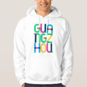 Guangzhou China Pop Art Letters Hoodie (Voorkant)