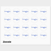 Guangzhou City Classic Ronde Sticker (Vel)