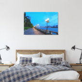 Guangzhou City waterfront Canvas Afdruk (Insitu (Slaapkamer))