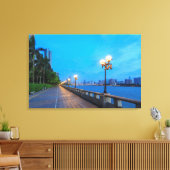 Guangzhou City waterfront Canvas Afdruk (Insitu (Woonkamer))