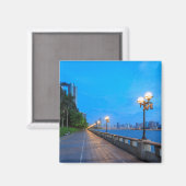 Guangzhou City waterfront Magneet (Voorkant / Achterkant)