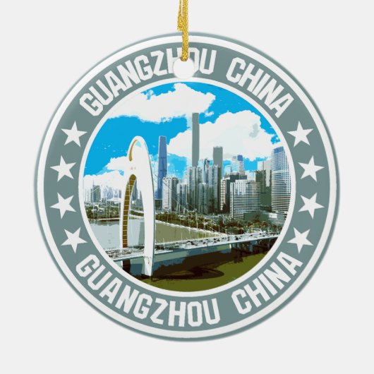 Guangzhou Keramisch Ornament (Achterkant)