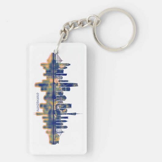 Guangzhou Skyline Sleutelhanger (achterkant)