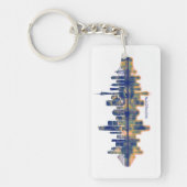 Guangzhou Skyline Sleutelhanger (Voorkant)