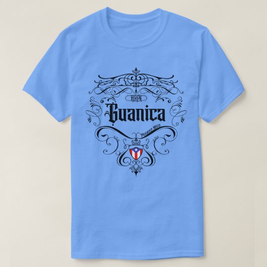 Guanica ontwerp 1 t-shirt (Design voorkant)