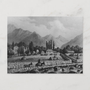 Guanta , uit "Historia de Chili", 1854 Briefkaart