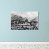 Guanta , uit "Historia de Chili", 1854 Canvas Afdruk (Insitu (Houten vloer))