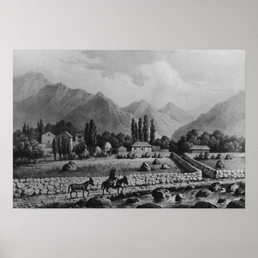 Guanta , uit "Historia de Chili", 1854 Poster (Voorkant)