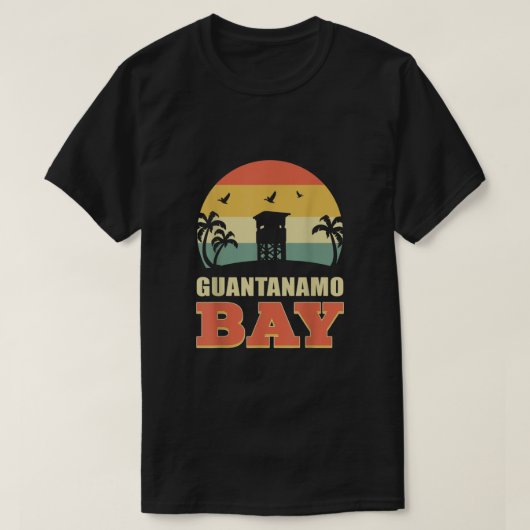 Guantanamo Bay - GTMO Land Mine Barbed Wire Point T-shirt (Design voorkant)
