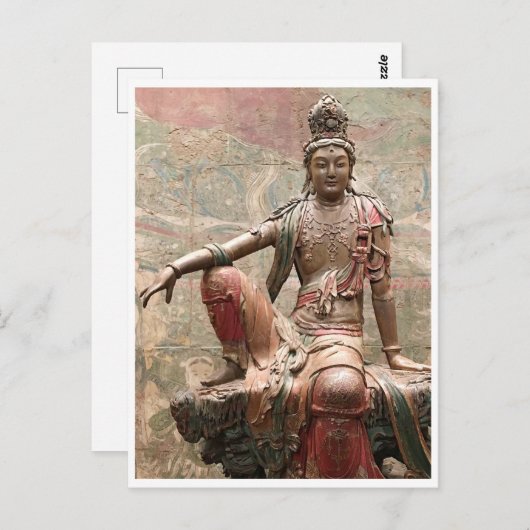 Guanyin Bodhisattva Ancient Chinees boeddhisme Briefkaart (Voorkant / Achterkant)