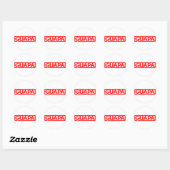 Guapa Stamp Ronde Sticker (Vel)