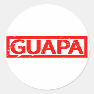 Guapa Stamp Ronde Sticker