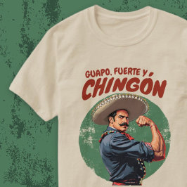 Guapo Fuerte & Chingón Mexicano Spaanse Vintage T-shirt