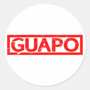 Guapo Stamp Ronde Sticker