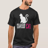 Guard Cat Security And Protect Present T-shirt (Voorkant)