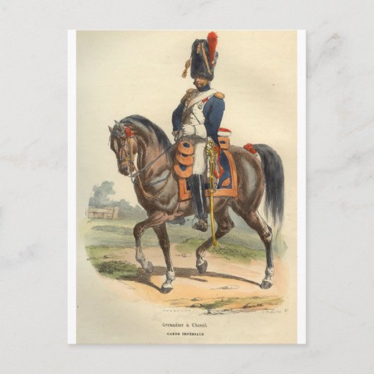 Guard Horse Grenadier Briefkaart (Voorkant)