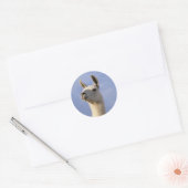 Guard Llama Ronde Sticker (Envelop)