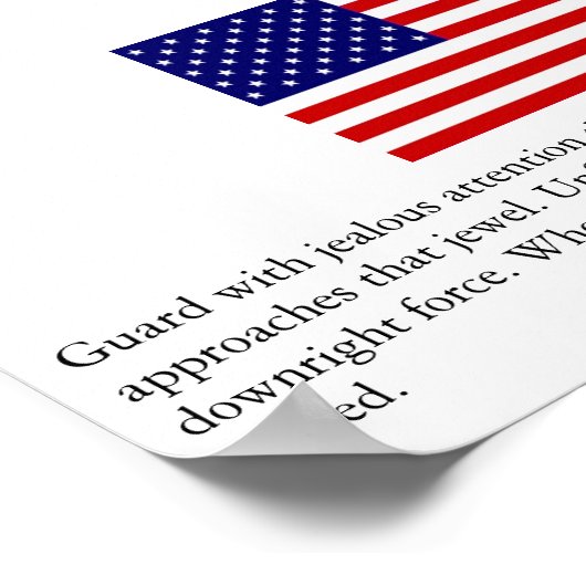 Guard Public Liberty - Patrick Henry Poster (Hoek)