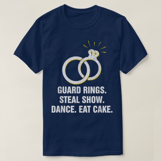 Guard Ringen Steel Show Dans Eet Cake Kleine Ring  T-shirt (Design voorkant)