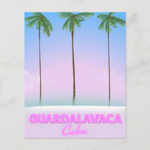 Guardalavaca Cuban vintage-poster
