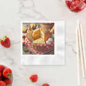 Guardanapo de Papel Personalizado Pães e Queijo Servet (Insitu)