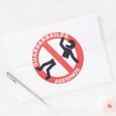 guardarrailestocarrodilla.com pegatina ronde sticker (Envelop)
