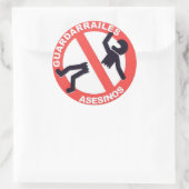 guardarrailestocarrodilla.com pegatina ronde sticker (Tas)