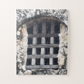 Guarded Light Through Wooden Bars Legpuzzel (Verticaal)