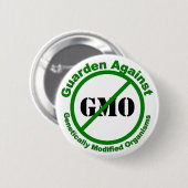 Guarden tegen GGO's Ronde Button 5,7 Cm (Voorkant /achterkant)