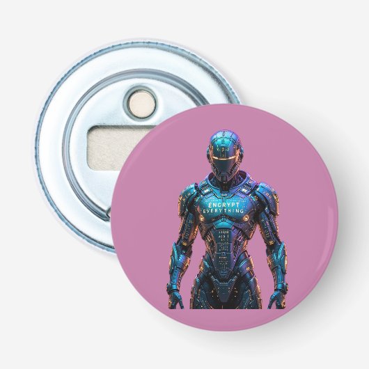 Guardian Alles Versleutelen Button Flesopener (Voorkant)