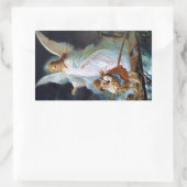 Guardian Angel 2 Kinderen op Bridge Grote Stickers (Tas)