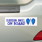 GUARDIAN ANGEL AAN BOORD BUMPERSTICKER (Op auto)