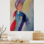 Guardian Angel Abstract Art Poster (Keuken)