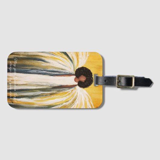 Guardian Angel Acrylic Bagagelabel (Voorkant (horizontaal))