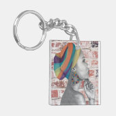 Guardian Angel Acrylic Sleutelhanger (dubbelzijdig (Voorkant Links)