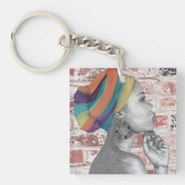 Guardian Angel Acrylic Sleutelhanger (dubbelzijdig