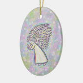 Guardian Angel Art Custom Holiday Gift Ornaments Keramisch Ornament (Links)