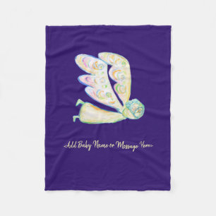 Guardian Angel Art Custom Soft Fleece Blanket Deken