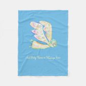 Guardian Angel Art Custom Soft Fleece Blankets (Voorkant)