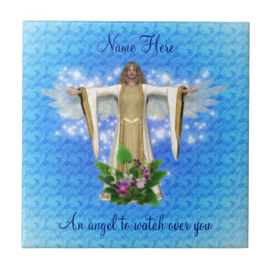 Guardian Angel Art Inspirerend Tegeltje