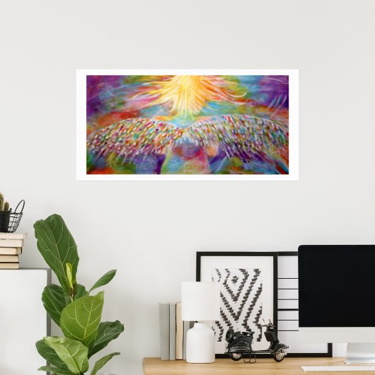 "Guardian" Angel Art Print (Thuiskantoor)