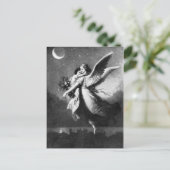 Guardian Angel bij nacht Briefkaart (Staand voorkant)